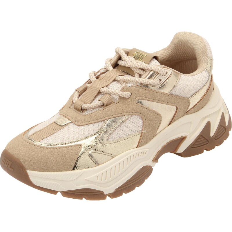 STEVE MADDEN Nízke tenisky Ample farba ťavej srsti / nebielená / zlatá 67459618