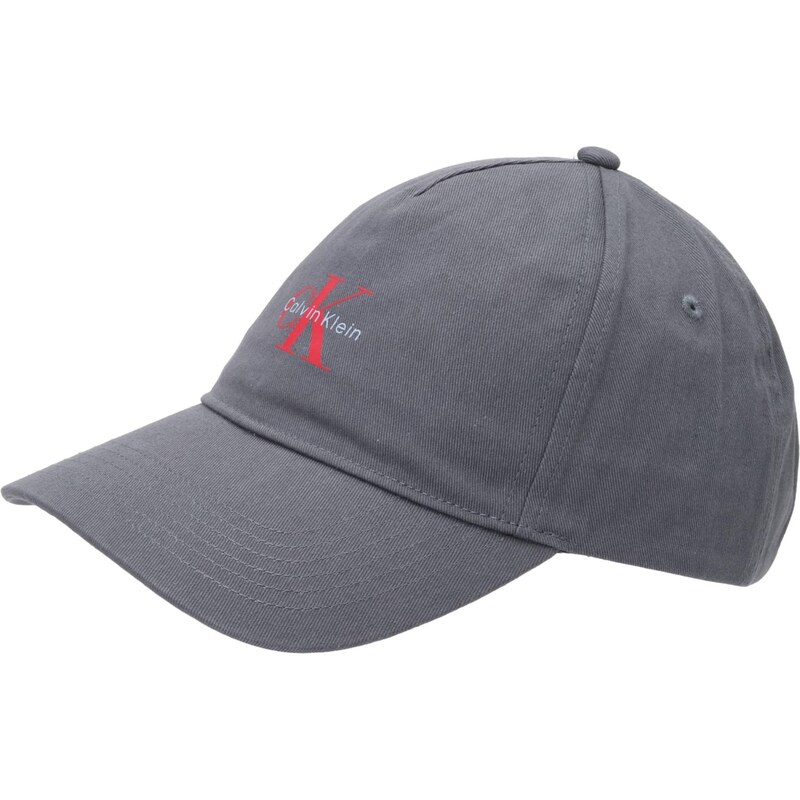 Calvin Klein Čiapka pastelovo modrá / tmavosivá / červená 67459605