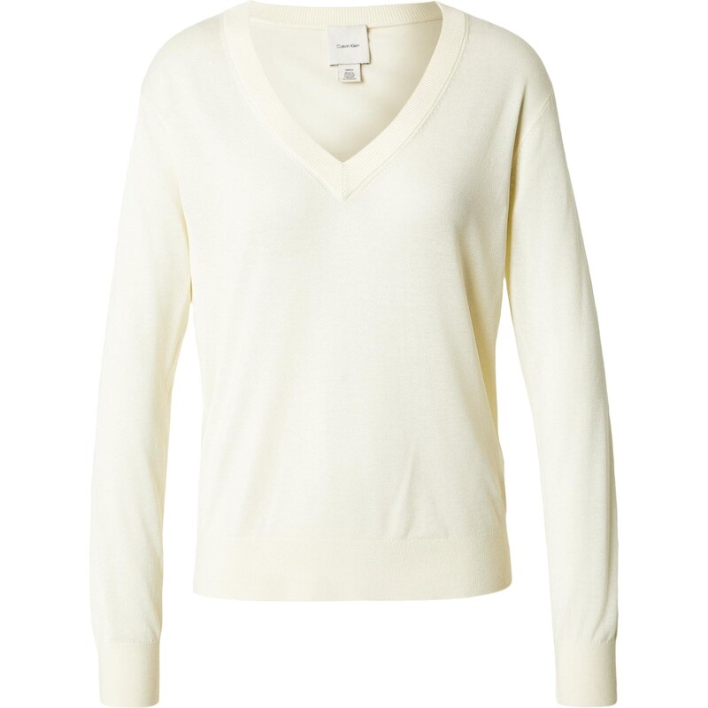 Calvin Klein Sveter biela ako vlna 67459647