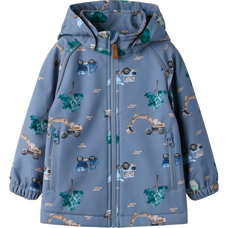 NAME IT Prechodná bunda NMMALFA08 modrá / svetlohnedá / zelená 67459639