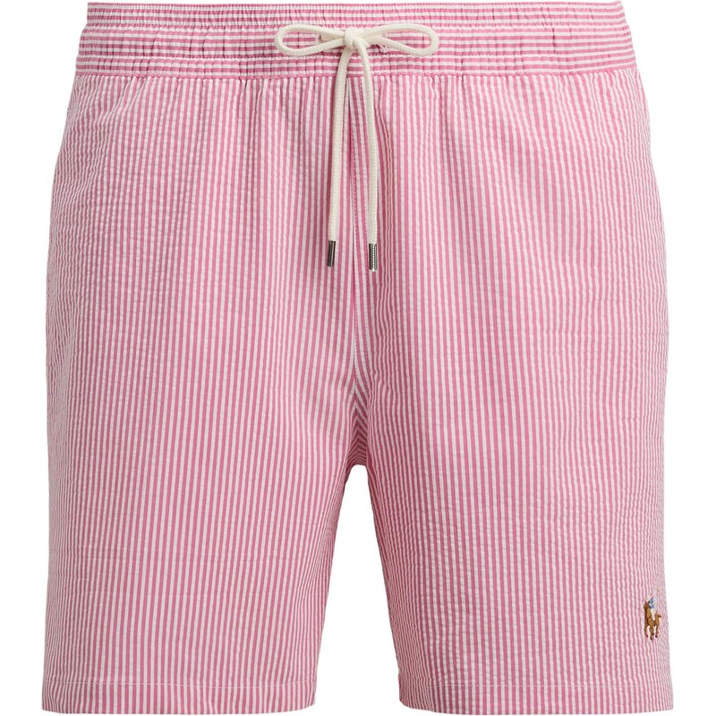 Polo Ralph Lauren Plavecké šortky TRAVELER svetloružová / biela 67459633