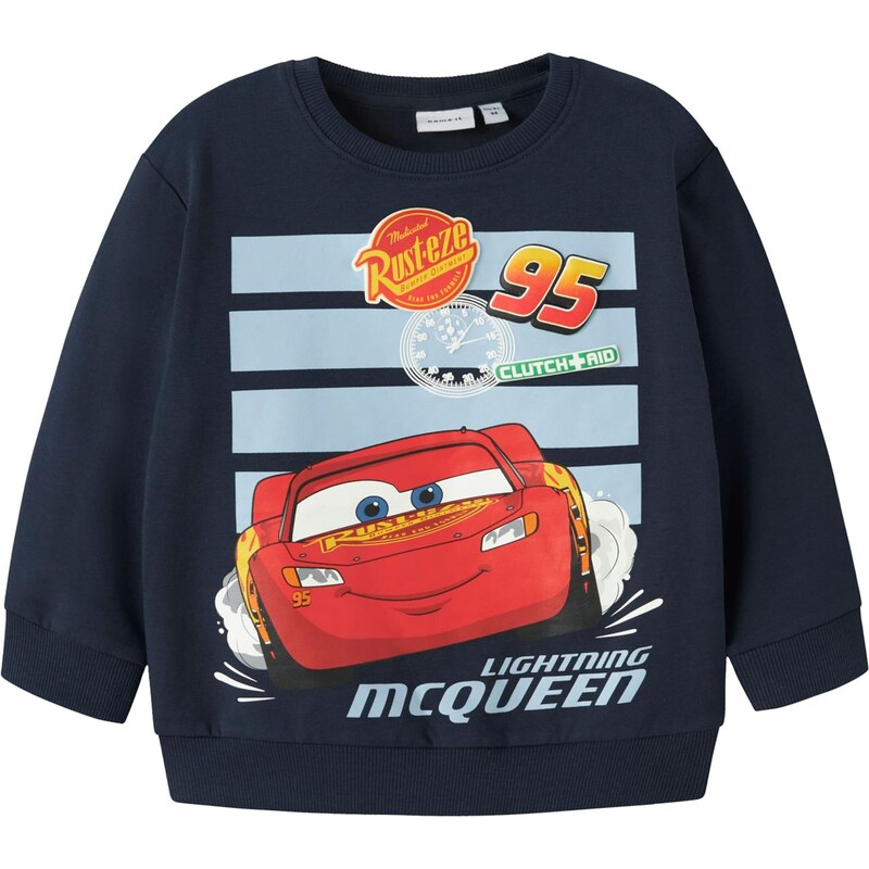 NAME IT Mikina NMMFRANZI námornícka modrá / svetlomodrá / 67459771