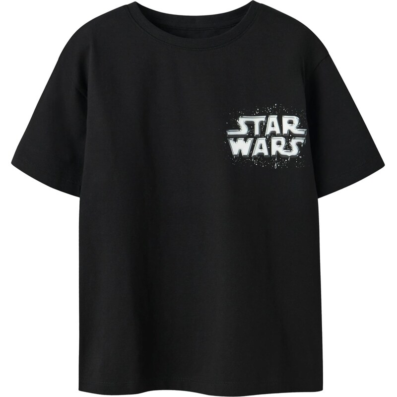 NAME IT Tričko NKMFRODE STARWARS čierna / biela 67459767