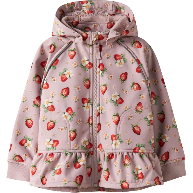 NAME IT Prechodná bunda NMFALFA08 zelená / svetlofialová / červená / 67459755