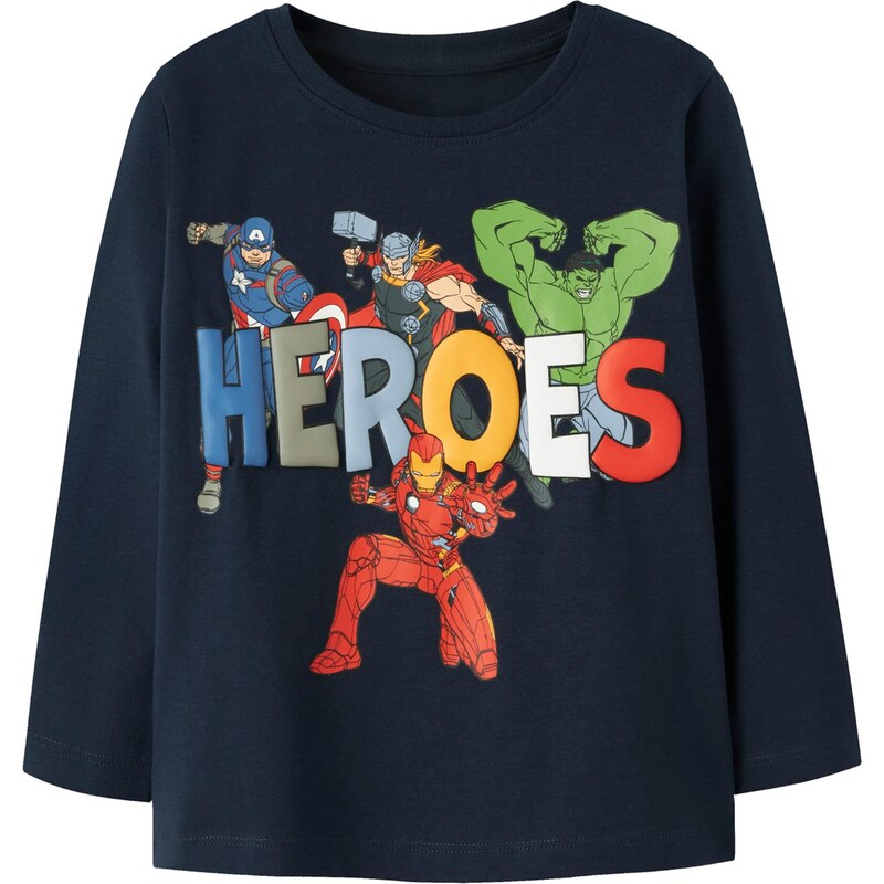 NAME IT Tričko NMMFLINT MARVEL námornícka modrá / kráľovská modrá / 67459765