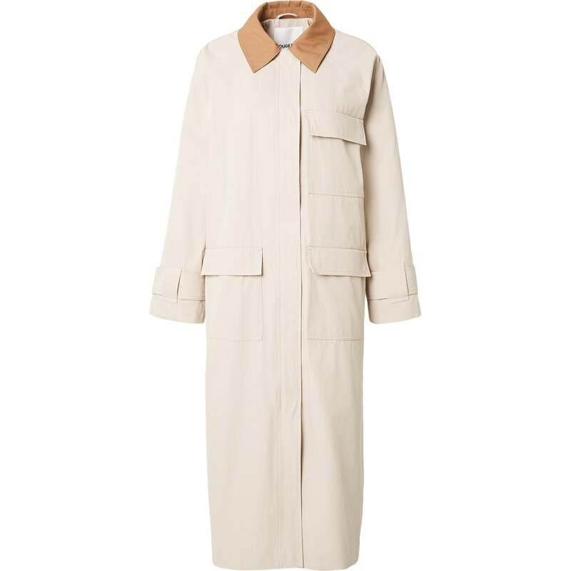 VILA ROUGE EDIT Prechodný kabát LIANNE tmavošedá 67459815