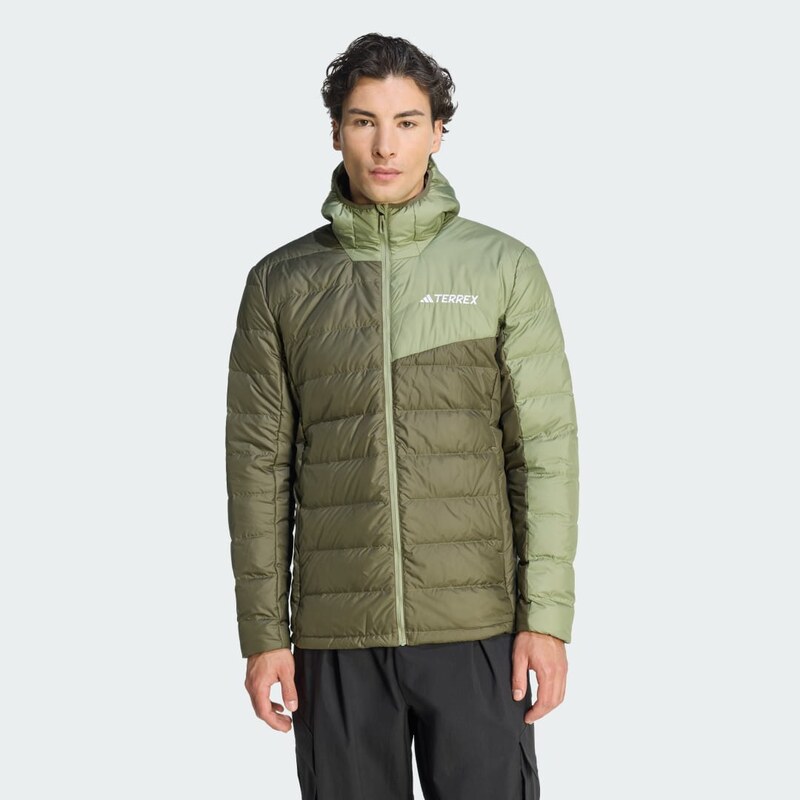 Adidas Tenká páperová bunda skapucňou Terrex Multi CLIMAWARM 67463607