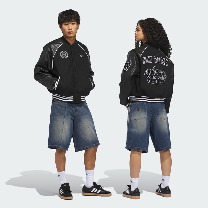 Adidas VYPRANÉ DŽÍNSOVÉ ŠORTKY SKATEBOARDING x TYSHAWN 67463687