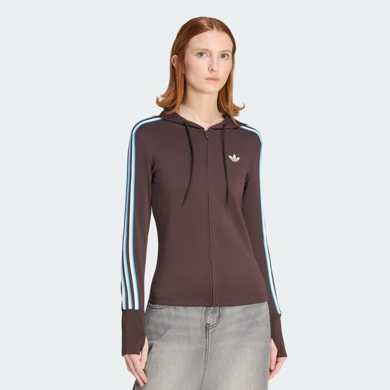 Adidas TEPLÁKOVÁ BUNDA S KAPUCŇOU HOODED TREFOIL ZIPPER 67463752
