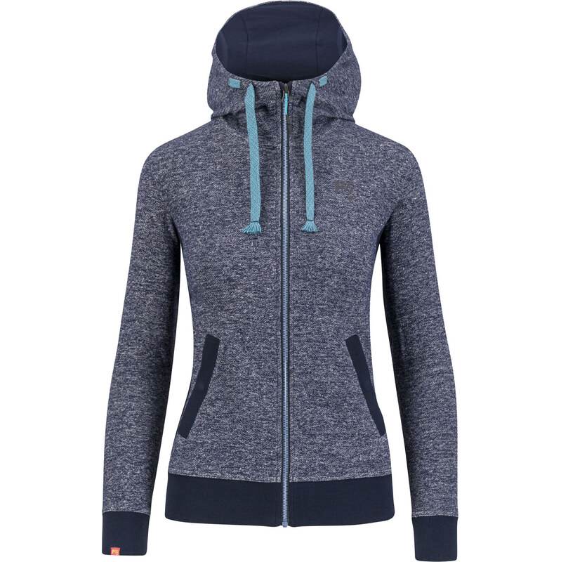 Karpos TOTOGA HEMP dámska mikina so zipsom Sky Captain Melange 67463945
