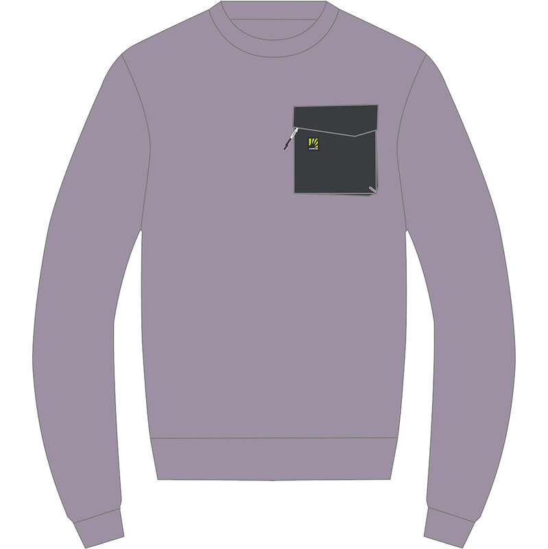 Karpos Mesdi Dámska Crewneck Flíska Lavender/Woodl.Gray 67464141