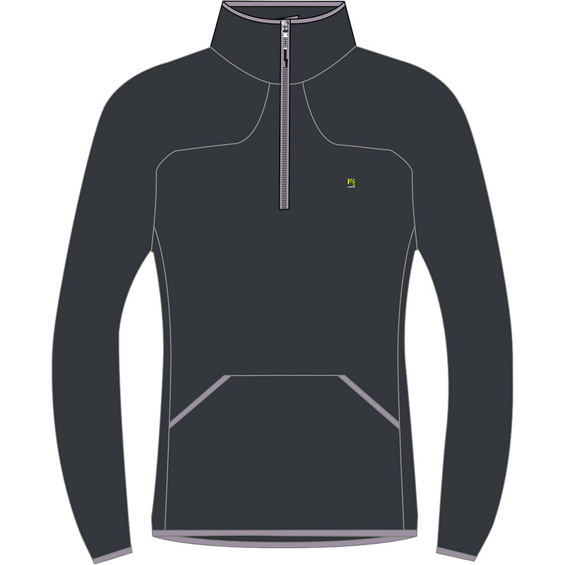 Karpos Rocchetta Half Zip Dámska Flíska Woodl.Gray/Lavender 67464139