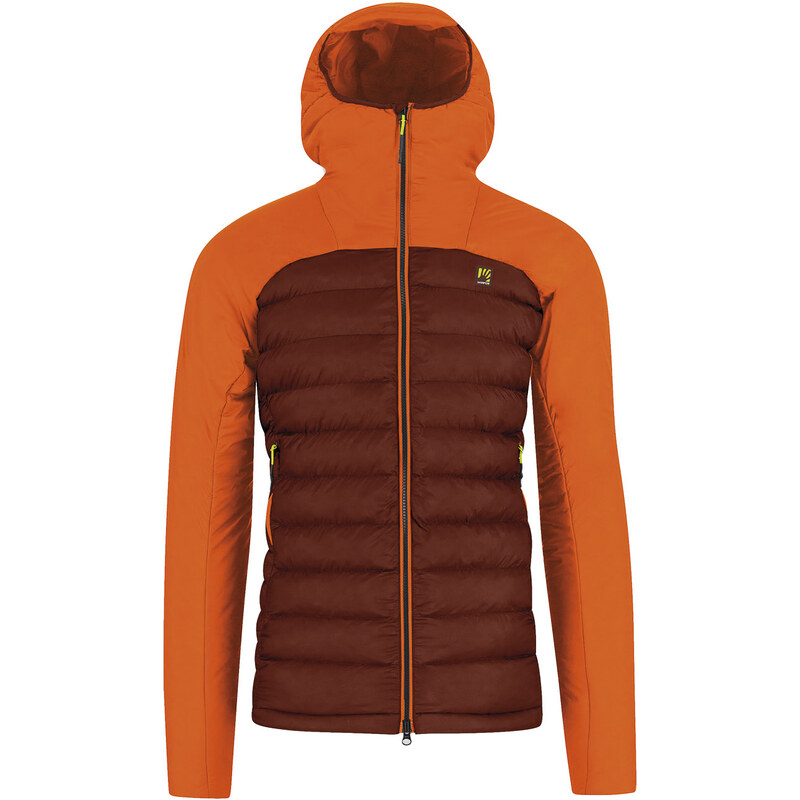 Karpos Sass Dortiga Hoodie bunda, Mahogany/Vibr.Orange 67464145