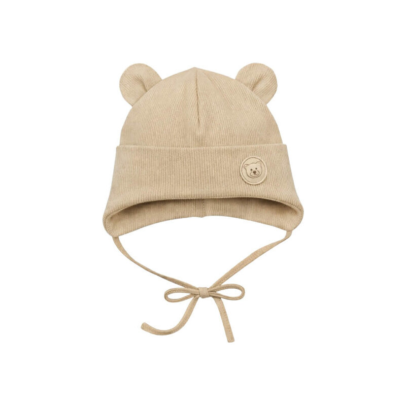 RADA Detská čiapka BEBE Rebro Beige 53241228