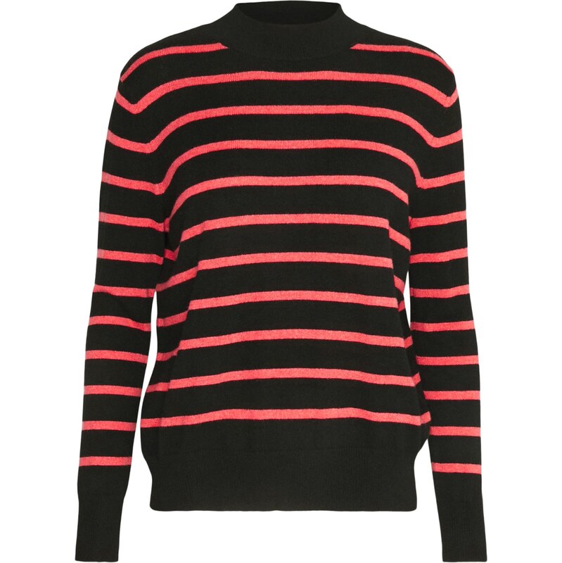 Pure Cashmere NYC Sveter purpurová / čierna 67468652