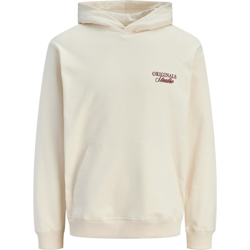 JACK & JONES Mikina JORNORREBRO krémová / červená 67468663