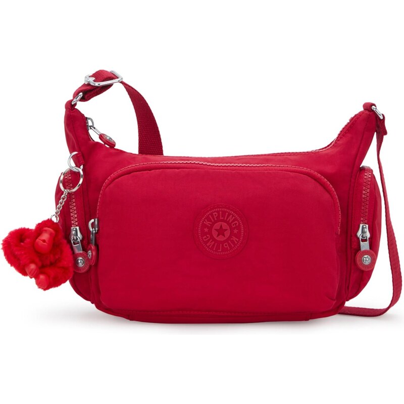 KIPLING Kabelka na rameno Gabbette tmavočervená 67468711