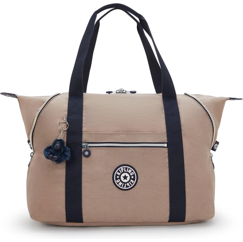 KIPLING Shopper Art tmavobéžová / námornícka modrá 67468721