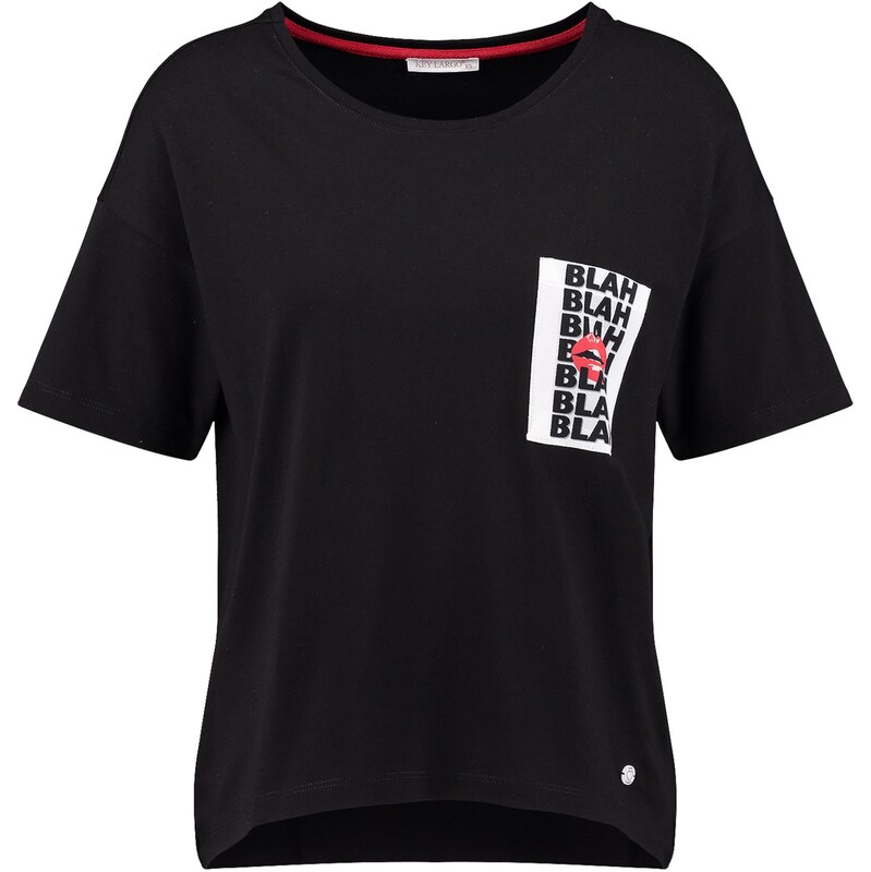 Key Largo Tričko Blah červená / čierna / biela 67468829