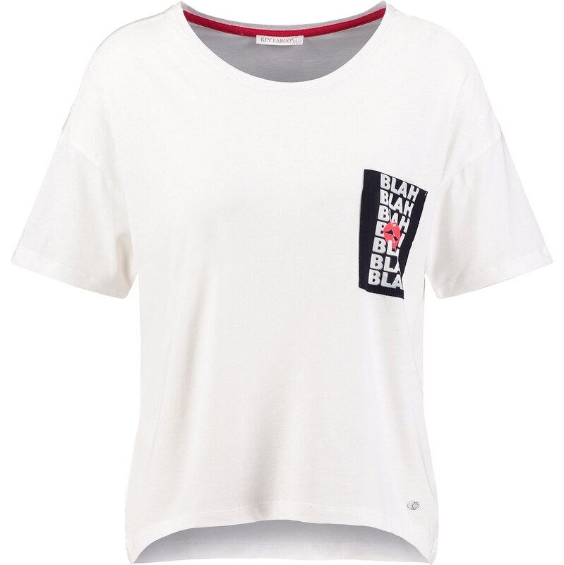 Key Largo Tričko Blah čierna / biela 67468831