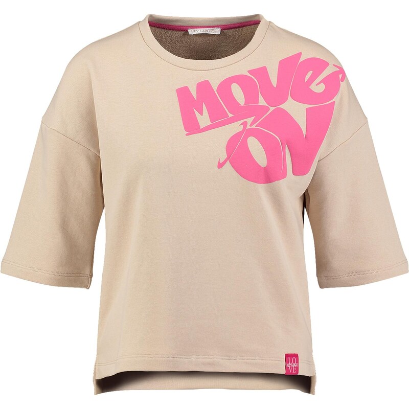 Key Largo Mikina Move On béžová / ružová 67468832