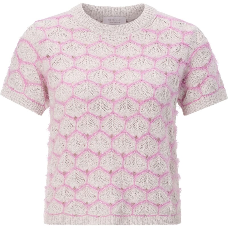 Rich & Royal Sveter krémová / ružová 67468868