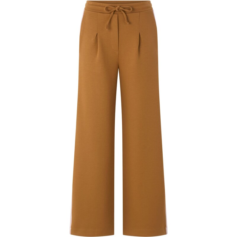 Rich & Royal Plisované nohavice svetlohnedá / biela 67468878