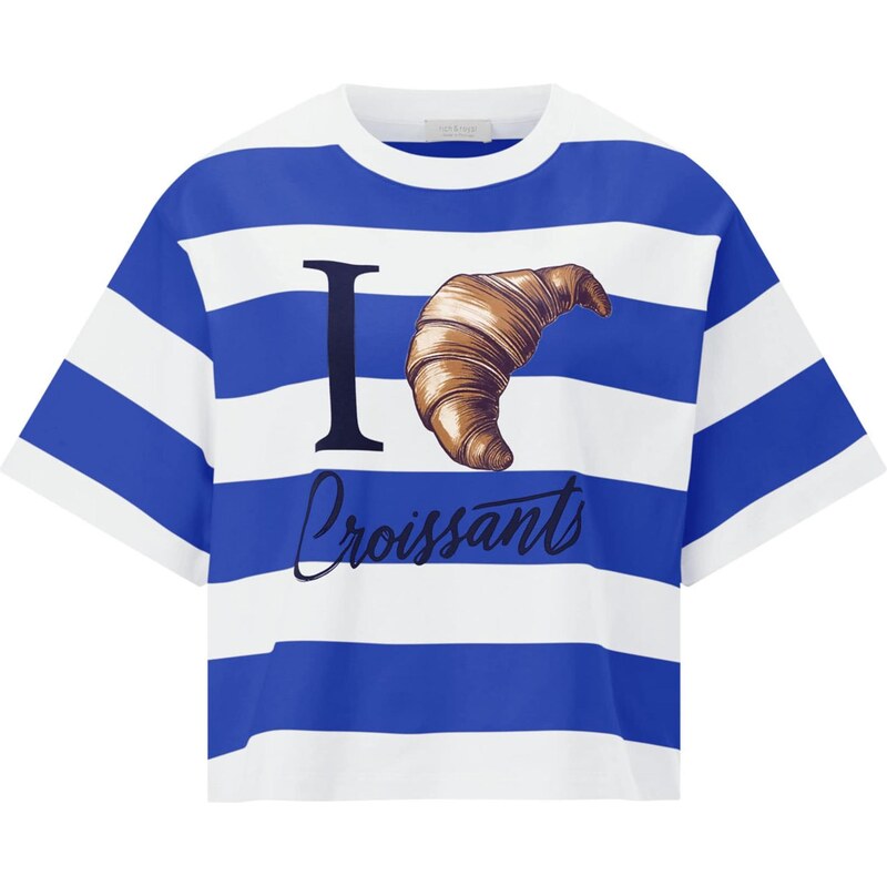 Rich & Royal Tričko modrá / hnedá / čierna / biela 67468883