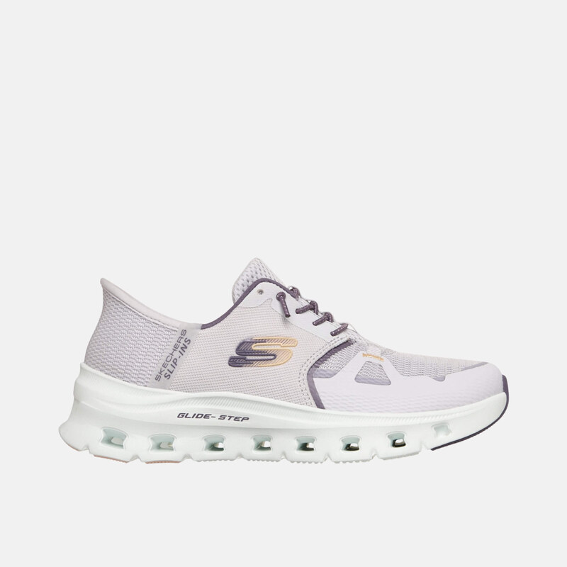 Dámske bielo-fialové tenisky Skechers Slip-ins: Glide-Step Pro 67476481