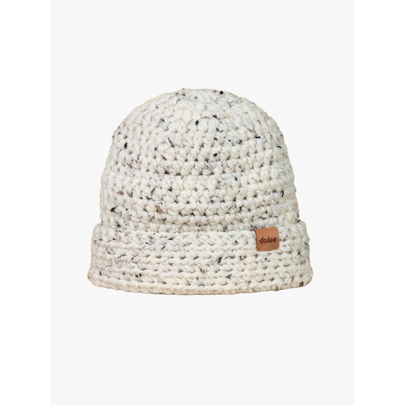 DOKE Háčkovaná čiapka Fred tweed 67471213