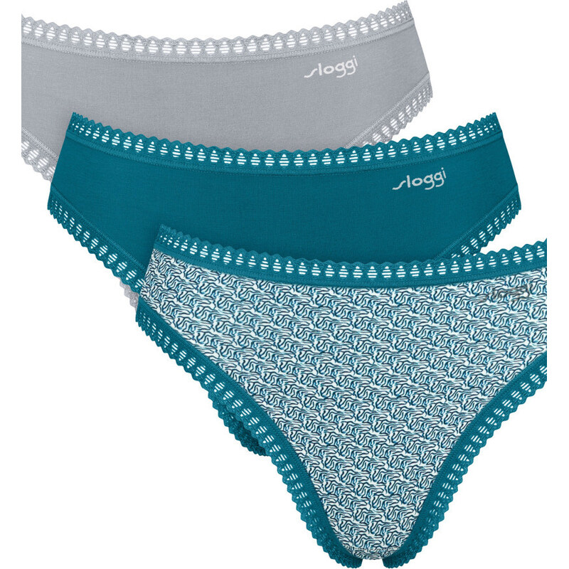 SLOGGI GO CRUSH NOHAVIČKY S VYSOKOU NOHOU 3PACK V022 67757631