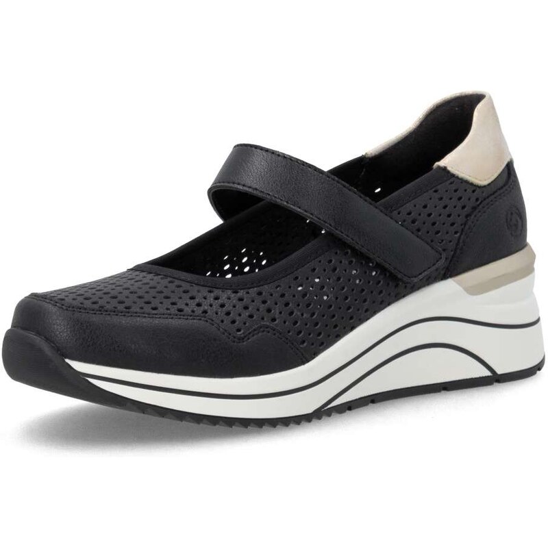 RIEKER Dámske baleríny REMONTE D0T21-03 čierna S6 67472295