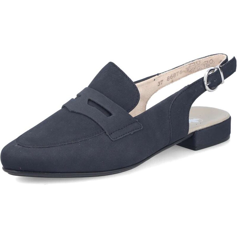Dámske lodičky RIEKER 43170-14 modrá S6 67472300