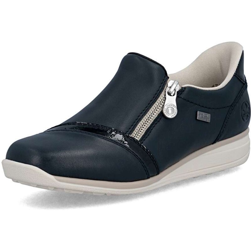 Dámske poltopánky RIEKER 47264-14 modrá S6 67472304