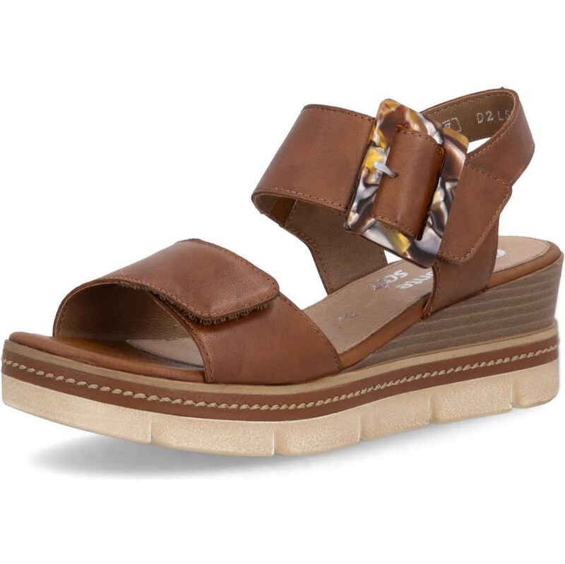 RIEKER Dámske sandále REMONTE D2L53-24 hnedá S6 67472307