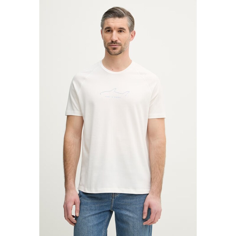 Bavlnené tričko Paul&Shark 67472581