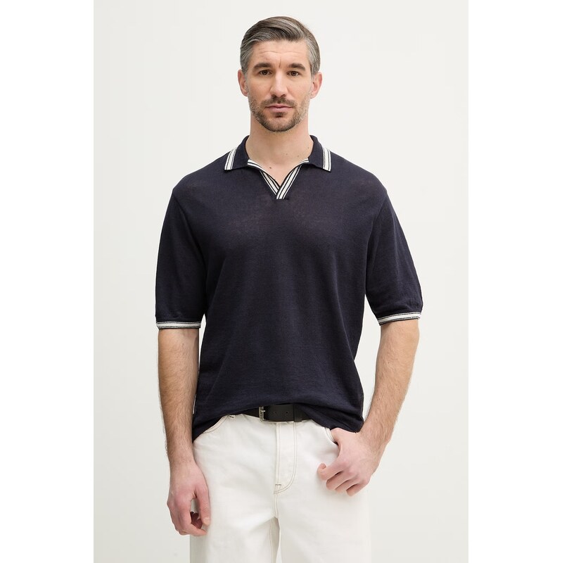 Ľanové polo Paul&Shark 67472779