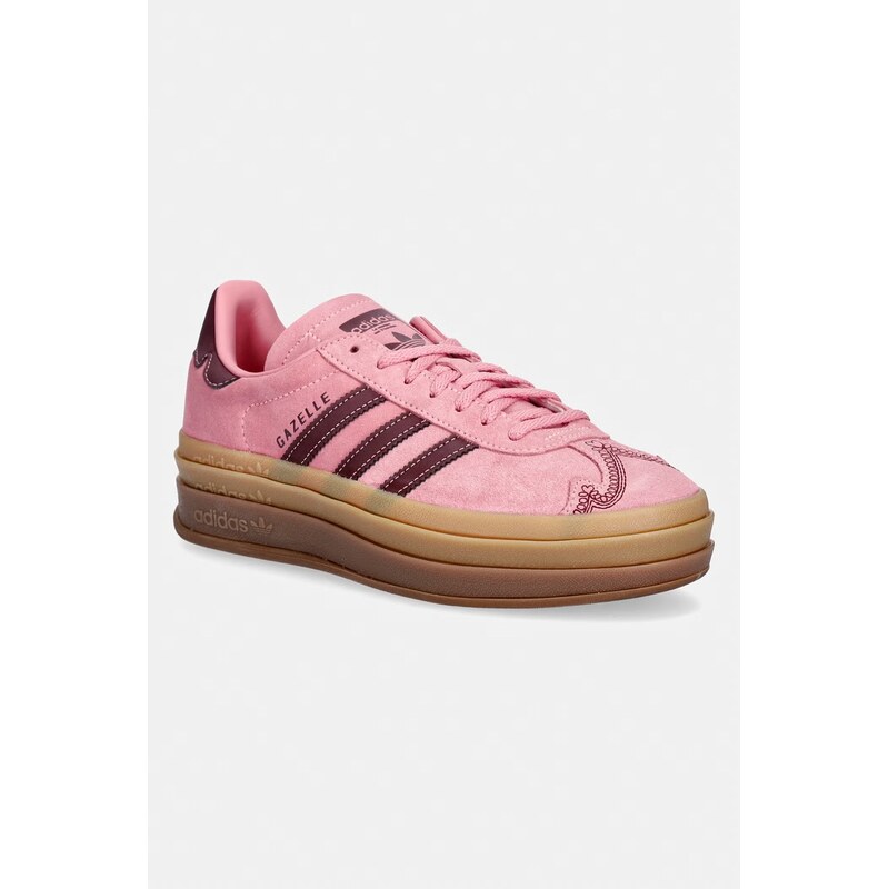 Semišové tenisky adidas Originals Gazelle Bold 67472873