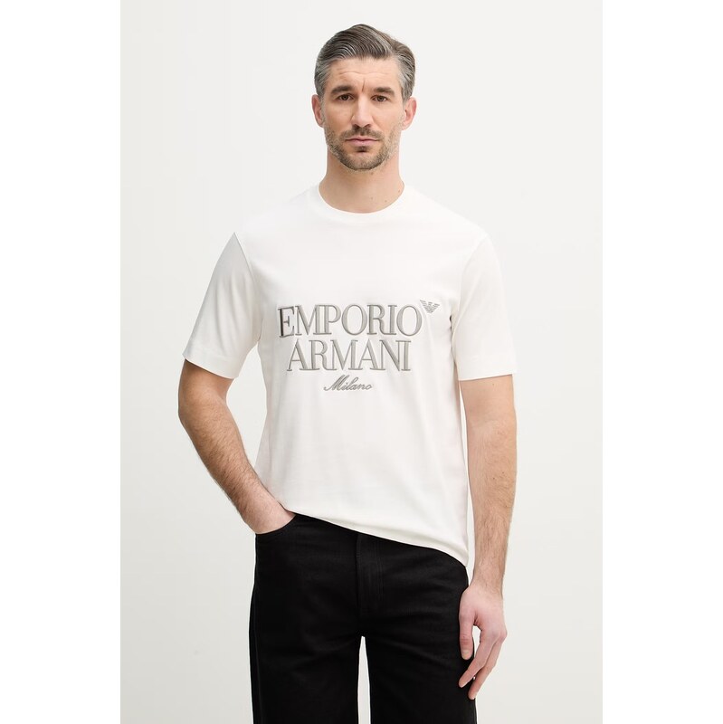 Bavlnené tričko Emporio Armani 67472596