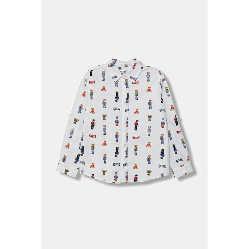 Detská bavlnená košeľa Guess 67472966