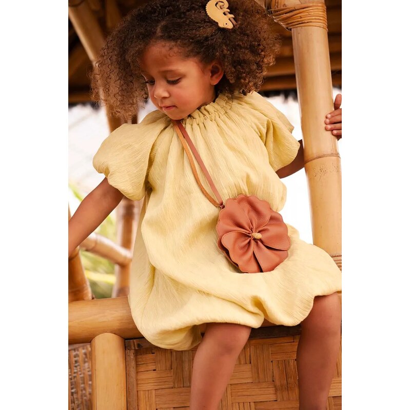 Detská kožená kabelka Donsje Toto Purse Hibiscus 67472931