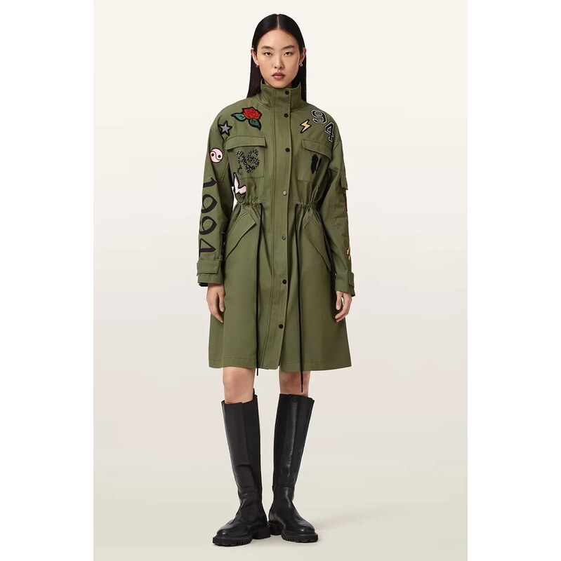 Bavlnená parka AllSaints ARIAA 67473022