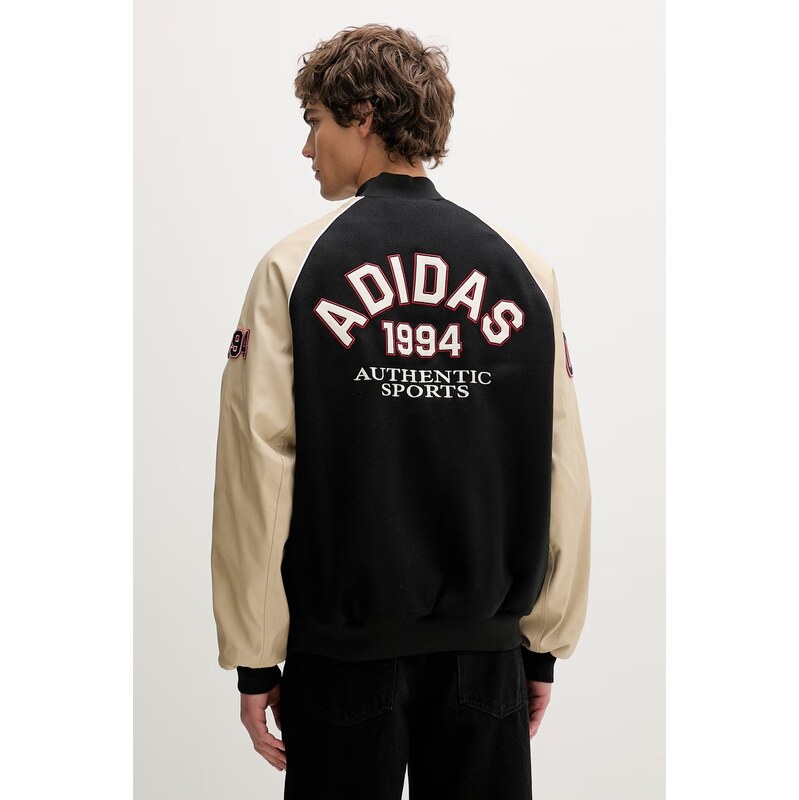 Bunda bomber s prímesou vlny adidas Originals 67473076
