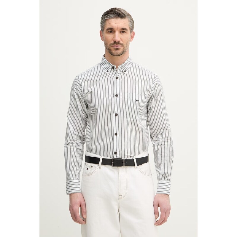 Bavlnená košeľa Emporio Armani 67473084