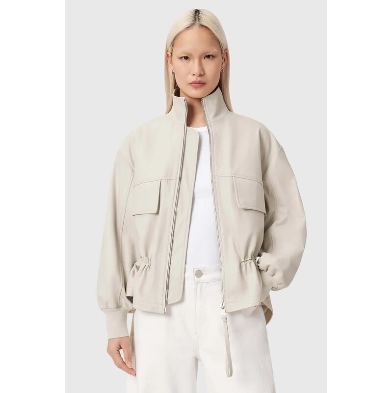 Kožená bunda AllSaints FLOR 67473183