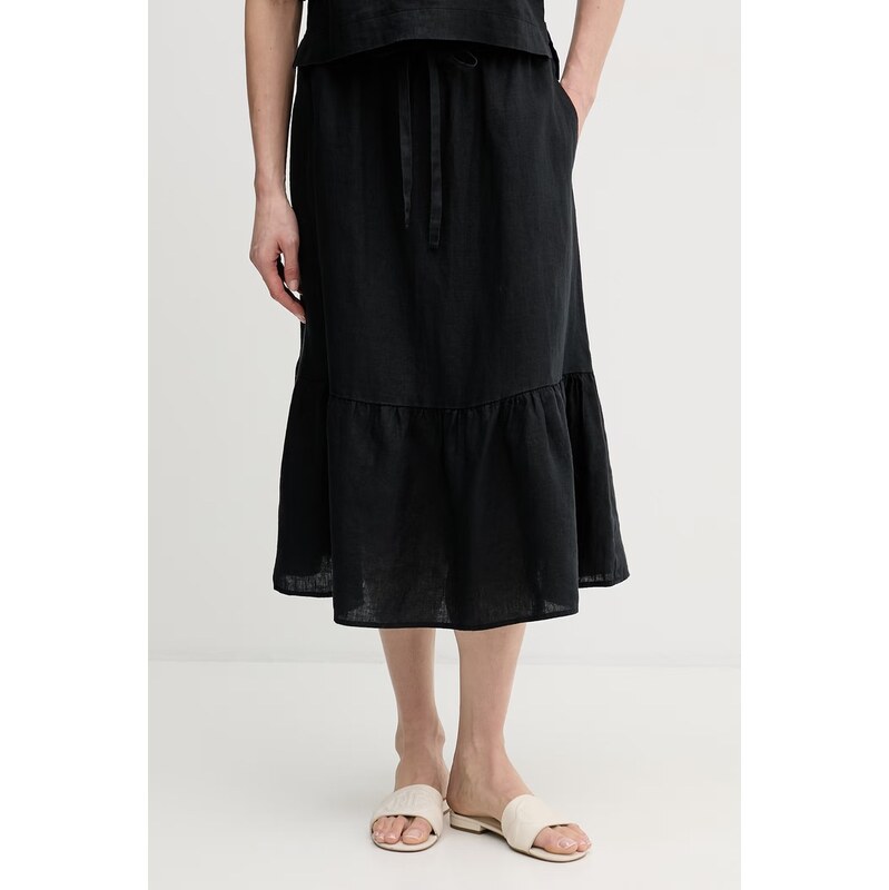 Ľanová sukňa Dkny 67473642