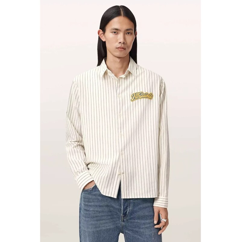 Bavlnená košeľa AllSaints SAMUEL 67473617