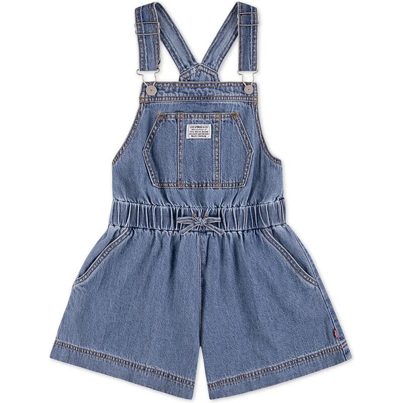Detské nohavice na traky Levis SHORTALL WITH TIE AT WAIST 67473668