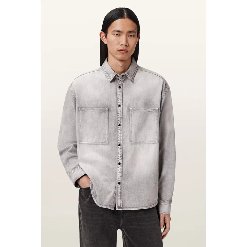 Rifľová košeľa AllSaints AL 67473626
