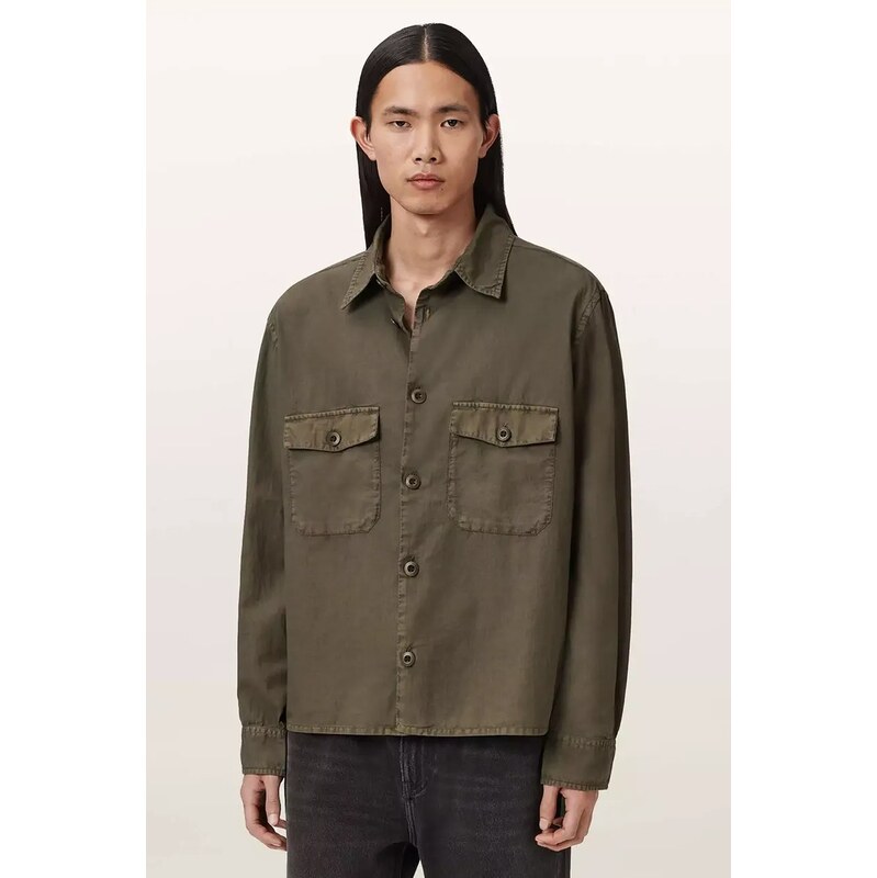 Bavlnená košeľa AllSaints STRAND 67473752